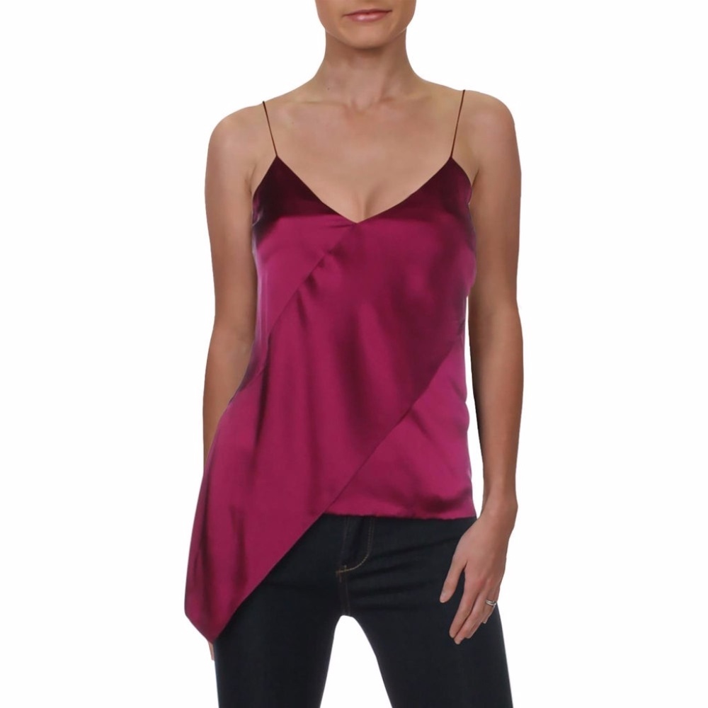 Cushnie et Ochs Dahlia Cami Silk Sleeveless Top